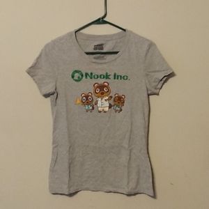 AnimalCrossing Nook Inc. Tee shirt Size L